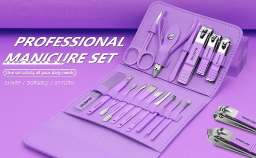 Nail Clipper Set - Manicure Pedicure Kit - Stainless Steel Beauty Tool Kit