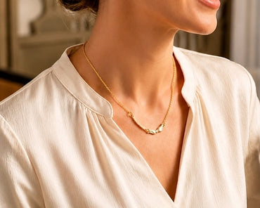 Golden Aura Minimalist Necklace
