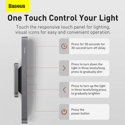 Baseus DGXC-C0G Magnetic Stepless Dimming Charging Desk Lamp