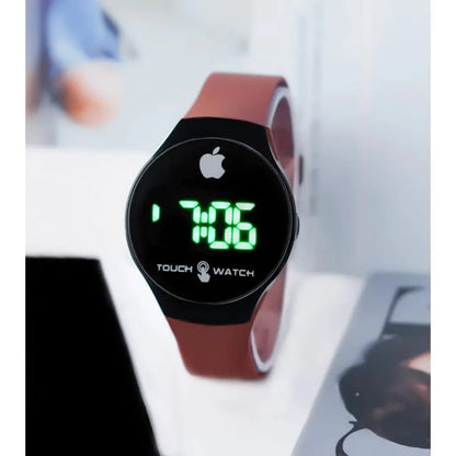 Women Apple Logo Touch Watch LED