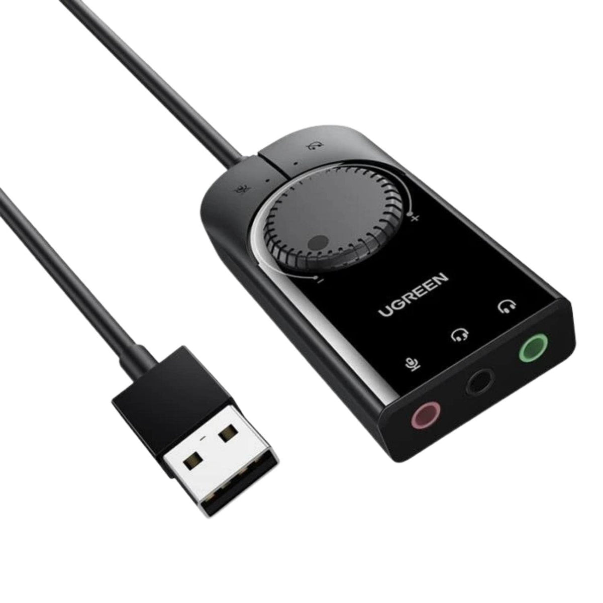 Ugreen 40964 USB Audio Adapter External Stereo Sound Card 3.5mm Headphone Mic