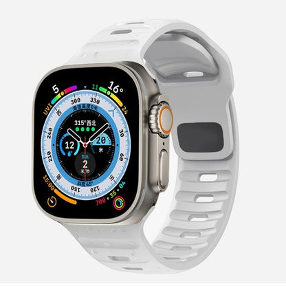 Apple Watch Silicone Sport Band 38/40/41Mm & 42/44/45/49Mm â€“ Soft Replacement Strap