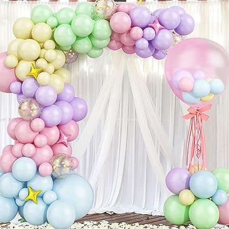 FREE 12 PCS 3D BUTTERFLY WITH Complete Set 91-Piece Premium Blue Balloon Garland Kit for Party Decoration, Unisex Balloon Arch Set for All Ages
