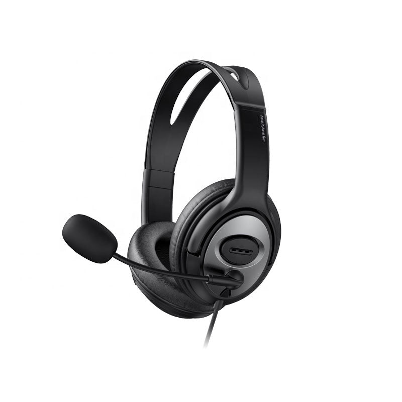 Havit H206d Double Plug 3.5mm Stereo With Mic Headphone