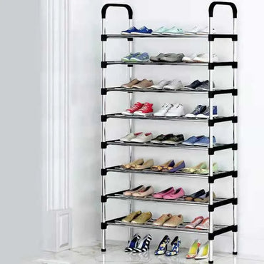 7-Layer Shoe Rack Organizer – Metal Shoe Shelf Storage Cabinet for Shoes & Plants | 5/7/8 Layer