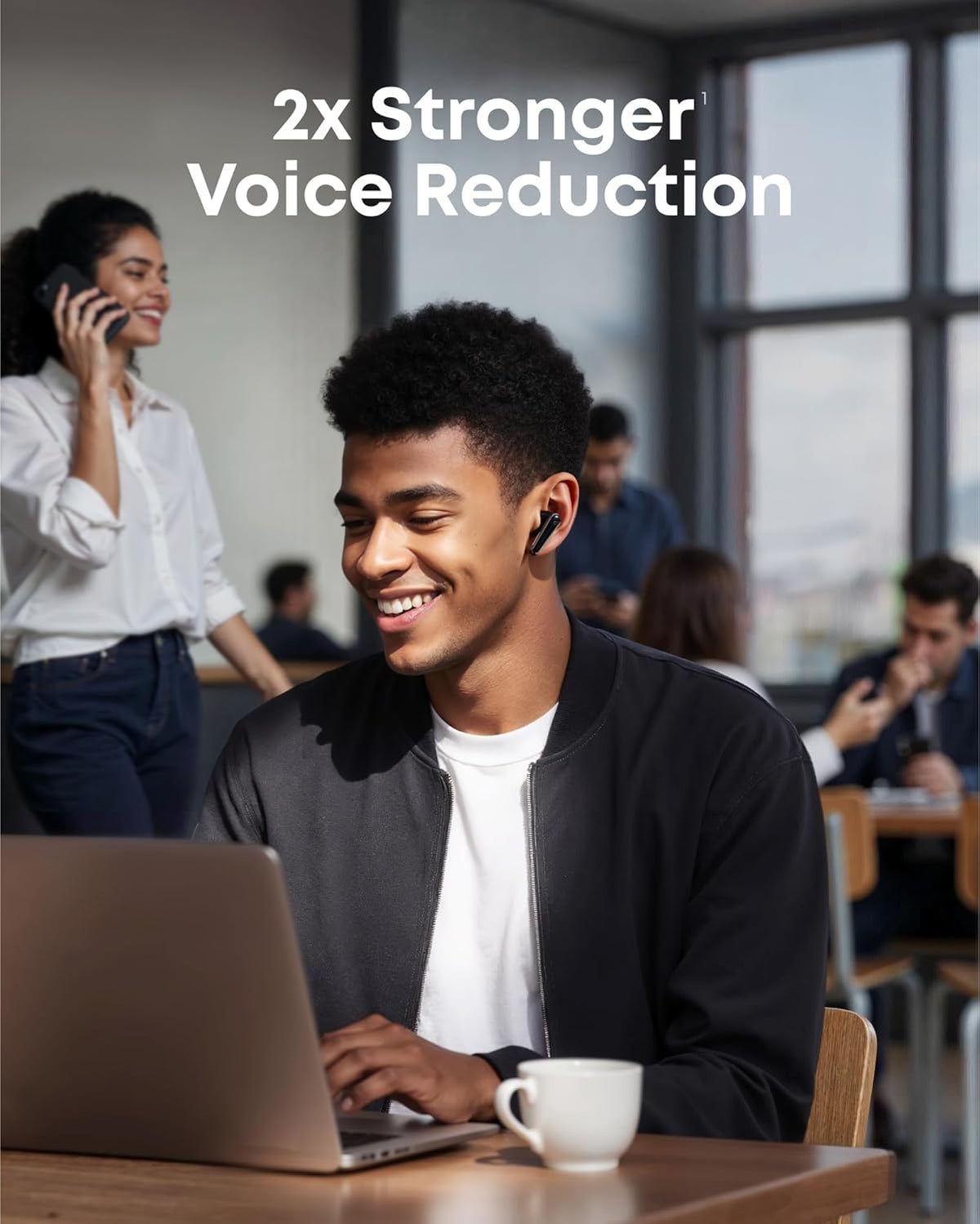 Anker Soundcore Liberty 5 , Noise-Cancelling Wireless Earbuds, 2x Stronger Voice Reduction, Real-Time Adaptive Noise Cancella
