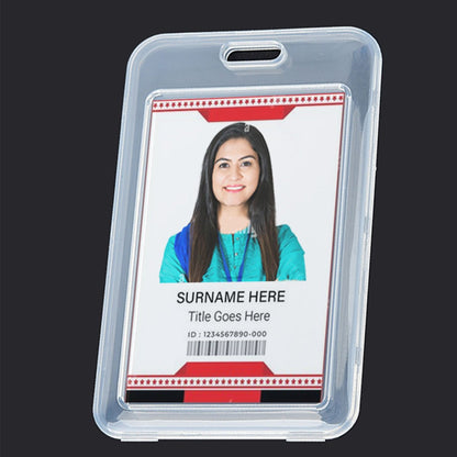 Office ID Holder Vertical with Lanyard (1Ps)