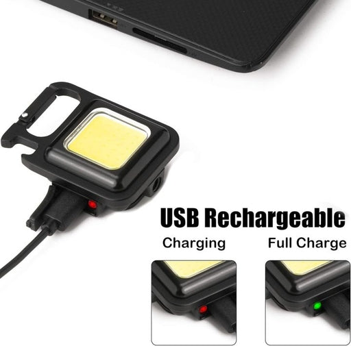 Rechargeable Mini Multipurpose Keychain with Flash Light