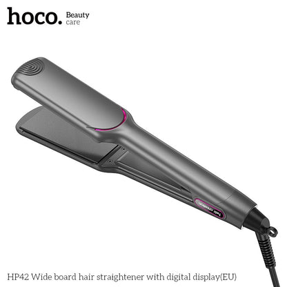 Hoco HP42 Wide Board Hair Straightener with Digital Display 50W
