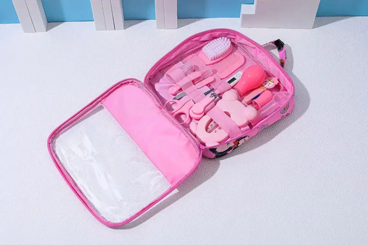 13-Pcs Baby Care & Grooming Kit - Essential Infant Nursery Healthcare Set