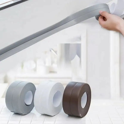 3.2M PVC Waterproof Kitchen Self Adhesive Sealant Tape Sealing Tape Seal Strip