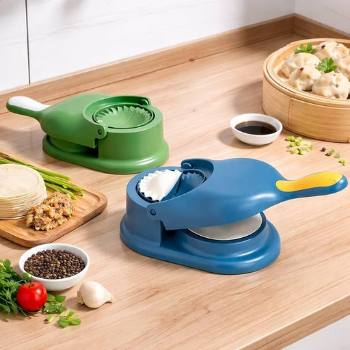 2 In 1 Plastic Manual Dumpling Momo Maker Kitchen Tool