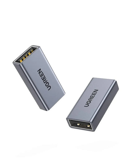 UGREEN USB 3.0 Adapter Type A Female to Female Coupler Aluminum Case 5Gbps High Speed Laptop PC Flash Drive Keyboard Mouse - 