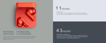 CMF By Nothing Buds Pro 2 Wireless Earbuds with Smart Dial, 50dB Hybrid Noise Cancelling Earbuds Wireless Bluetooth 5.3, 11mm