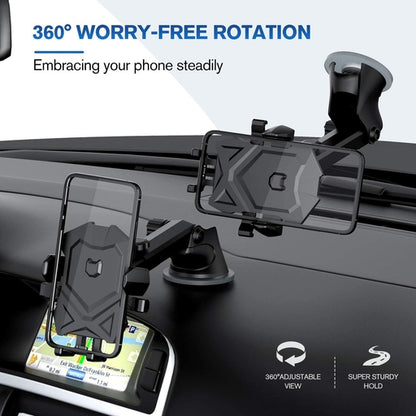 Phone Holder for Car, Universal Long Neck Car Mount Holder Compatible with IPhone XS XS Max XR X 8 8