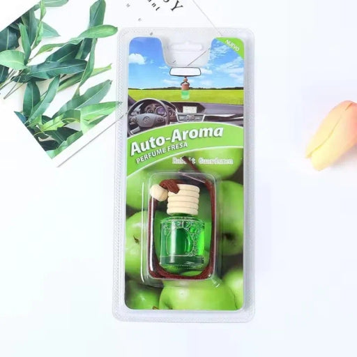 Car Aroma Scented Mini Bottle Jasmine Green Color One Pc