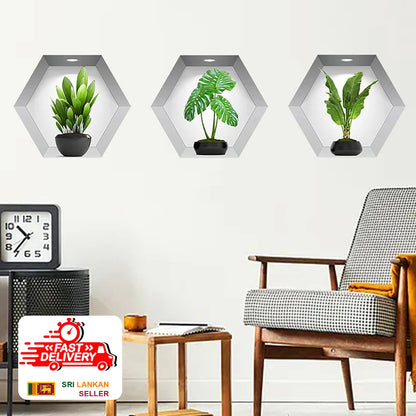 3D Vase Sticker Wall Sticker Home Decoration animals tree bridge baby children bedroom room decor wall stickers removable kids nursery decal Mirror Dear Wall Decoration Stickers wall deco