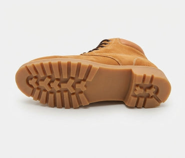 Classic Tan Suede Ankle Boots – Rugged Comfort Edition