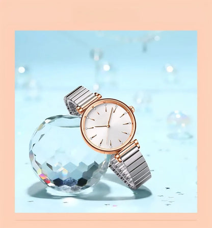 AMERA Advanced Elegant Women's Quartz Watch Waterproof Stainless Steel Strap Business Women's