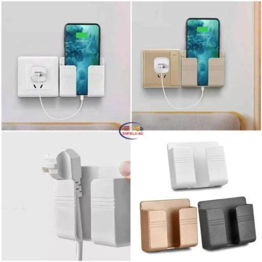 Wall-Mounted Phone Charging Holder & Organizer