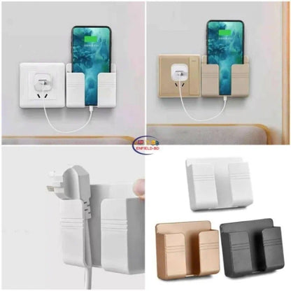 Wall-Mounted Phone Charging Holder & Organizer