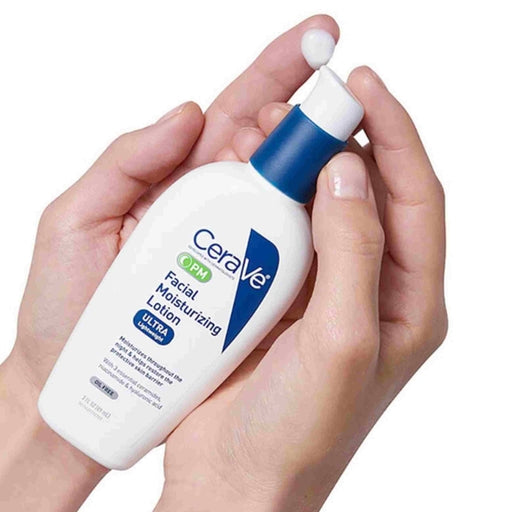 CeraVe PM Facial Moisturizing Lotion with Hyaluronic Acid and Niacinamide 89Ml