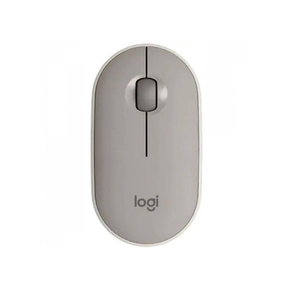 Logitech Pebble Wireless Mouse with Bluetooth or 2.4 GHz Receiver, Silent, Slim Computer Mouse with Quiet Clicks, for Laptop/