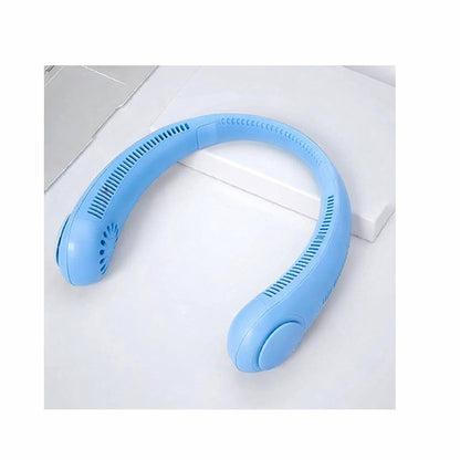 NEW PORTABLE NECK FAN, FOLDABLE BLADELESS NECK FAN, WEARABLE COOLING NECK FAN PERFECT for TRAVEL,