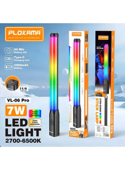 PLOKAMA VL06 Pro Portable Handheld Stick Light