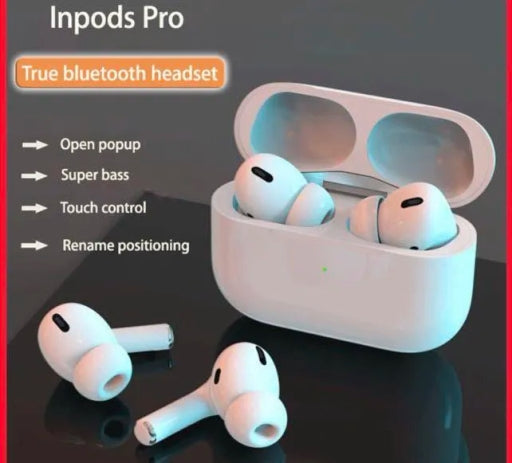 AirPods Pro Gen 2 Wireless Earphones with Charging Case | Pop-up Support | Super Bass