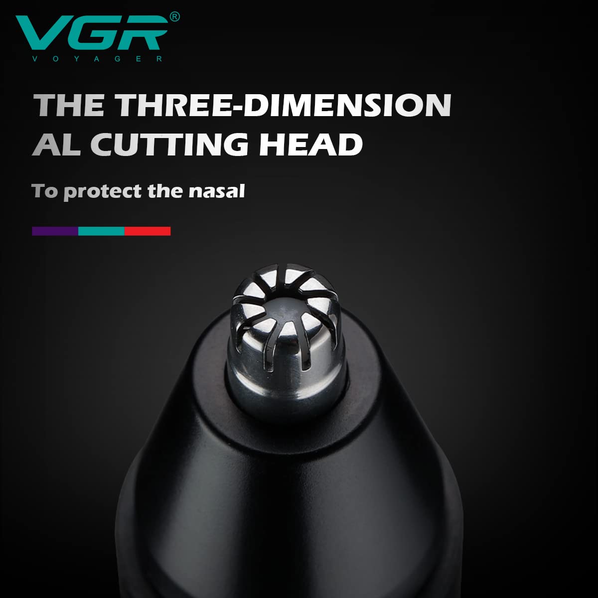 VGR Branded V-613 Ear, Nose & Eyebrow Trimmer Professional USB Rechargeable Nose Trimmer for Men and Women Nose Clippers Eyebrow Facial Hair Trimmer Body Grooming Kit