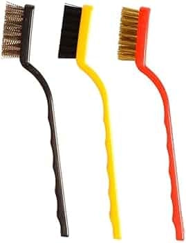 Multicolor Sharp Teeth Brush for Cleaning Burners of Gas Stove and Hard Stains