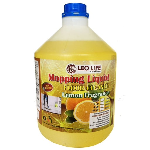 LEO LIFE 4L More Space & More Cleaning Perfect Fragrance with 6 Flavors Lemon, Jasmine, Lavender