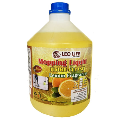 LEO LIFE 4L More Space & More Cleaning Perfect Fragrance with 6 Flavors Lemon, Jasmine, Lavender