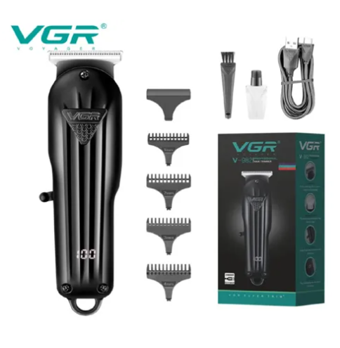 VGR V030 Professional Waterproof Hair Trimmer Display Men's Hair Clipper Grooming Low Noise Clipper