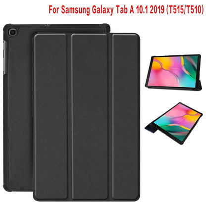 Tri-Fold Protective Smart Case Book Pouch For Samsung Galaxy Tab A 10.1 inch 2019 ( T510/ T515)