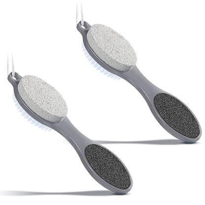 1PC 4-Sided Foot File & Pumice Stone Dead Skin Remover Pedicure Grinding Tool – Random Color