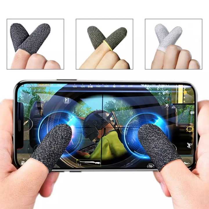PUBG Mobile Gaming Gloves Touch Screen Sweat-Proof Finger Sleeves for Gamers