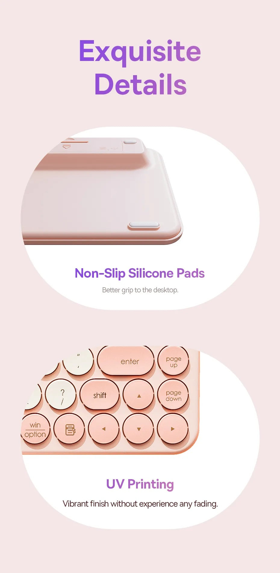 Baseus K01A Wireless Tri-Mode Keyboard Ergonomic Design gaming Multi-Connection with High Portability