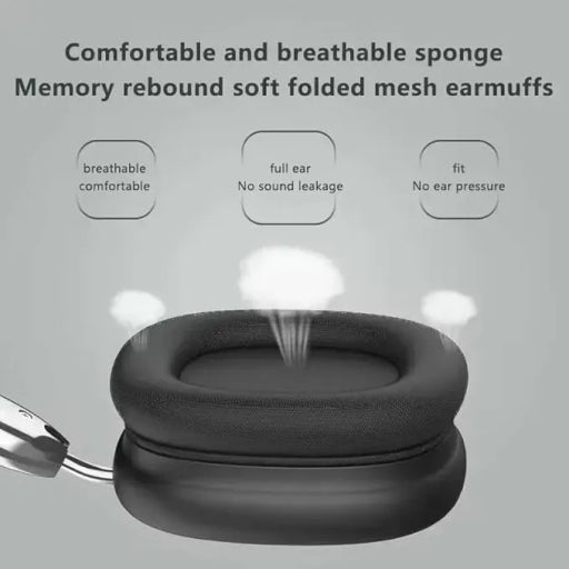 P9 Wireless Bluetooth Headphones with Mic – Stereo Sound Max Sport Over-Ear Headset