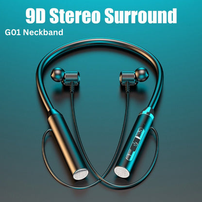 Magnetic Neckband Bluetooth Earphones – Wireless TWS Sport Headphones with HD Sound, Noise Isolation
