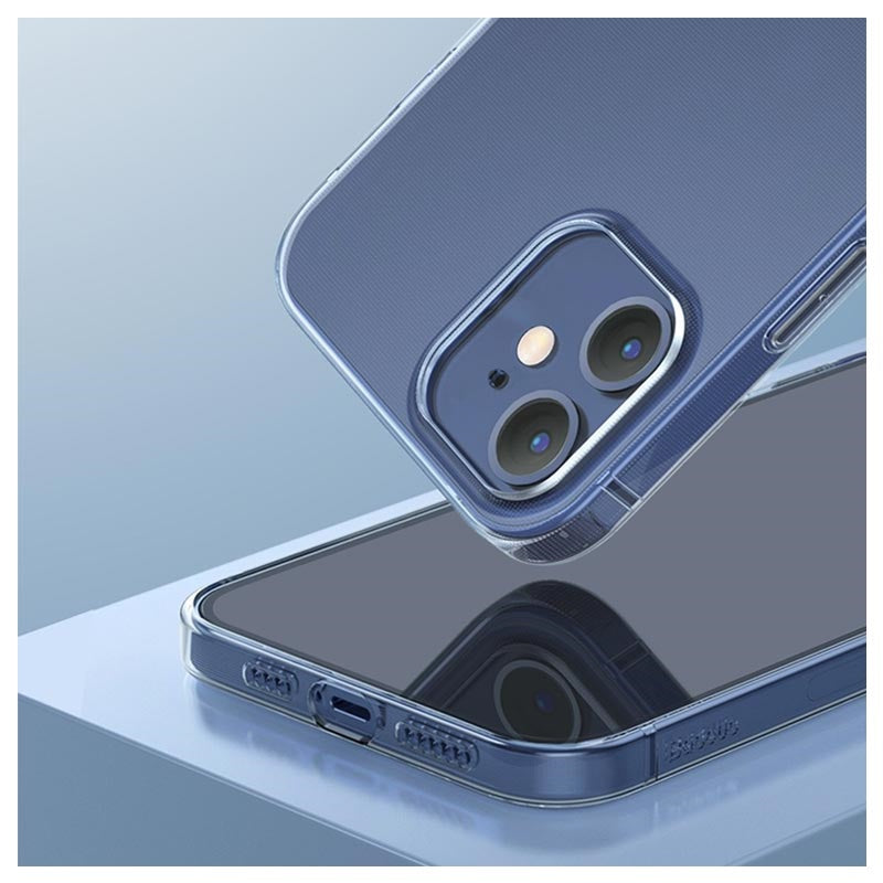 Baseus Simple Series TPU Protective Case (Transparent) For i Phone 12 Mini