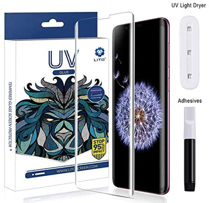 9H Full Glue Edge to Edge Full Screen Anti-Scratch Tempered Glass for Samsung S Series S6 Edge, S6 E