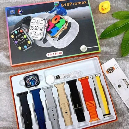 S10 Pro Max Bluetooth Call Smart Watch 2.19" Full Touch Screen Smartwatch