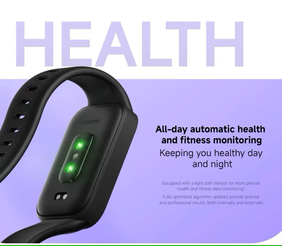 Xiaomi Smart Band 9 Active Smart Watch with 5ATM Water Resistance SpO2 / Scientific Sleep Monitoring Heart Rate Monitoring & 50 Sport Modes etc...