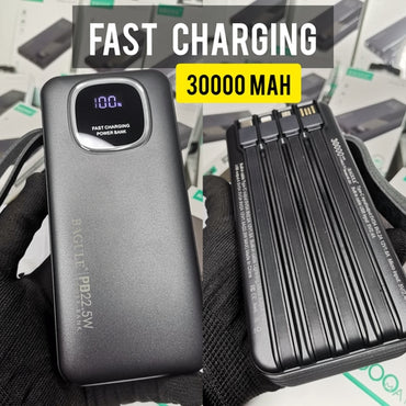 BAGULE 22.5W Super Fast Charging Power Bank - 30000MAh