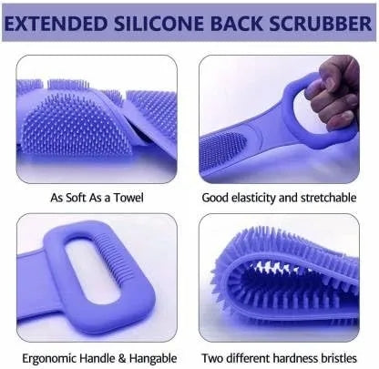 Long Back Skin Soft Body Cleaning Scrubber