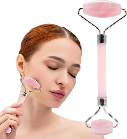 Facial Rollers Face Lifting Tool Massager Rose Quartz Roller Slimming Natural Jade Facial Massager