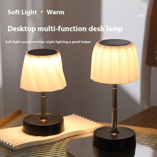 Simple Table Light Retractable Stepless Dimmable LED Touch Control Night Light Bedside Lamp