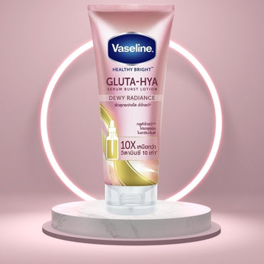 Vaseline Bright Gluta Hya Serum Burst Lotion Flawless Glow Dewy Radiance 300Ml